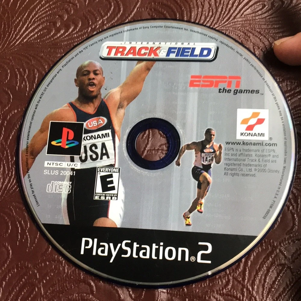 Sony PlayStation 2 dvd video game: track and field ESPN the games